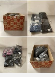 BOX OF PREMIUM CLOTHING IN VARIOUS SIZES AND DESIGNS