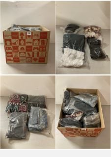 BOX OF PREMIUM CLOTHING IN VARIOUS SIZES AND DESIGNS