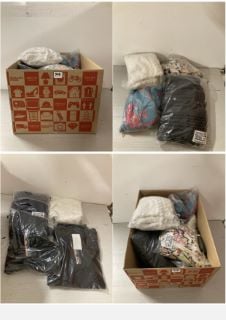 BOX OF PREMIUM CLOTHING IN VARIOUS SIZES AND DESIGNS