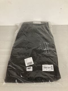 ARMANI EXCHANGE TROUSERS IN BLACK SIZE XL