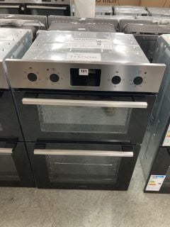 ZANUSSI DOUBLE ELECTRIC OVEN MODEL ZKHNL3X1 RRP £509 (EX-DISPLAY)