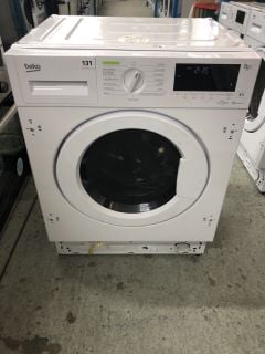 BEKO INTEGRATED WASHER DRYER MODEL WDIK854451 RRP £449 (EX-DISPLAY)