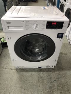 BEKO INTEGRATED 8KG WASHING MACHINE MODEL WTIK76121 RRP £259 (EX-DISPLAY)