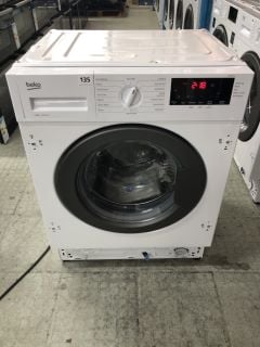 BEKO INTEGRATED 8KG WASHING MACHINE MODEL WTIK76121 RRP £259 (EX-DISPLAY)