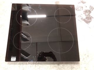 NEFF COOKTOP MODEL T16NBE1L RRP £269 (EX-DISPLAY)