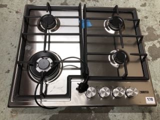 ZANUSSI FOUR RING GAS HOB MODEL ZGM66424XX RRP £249 (EX-DISPLAY)