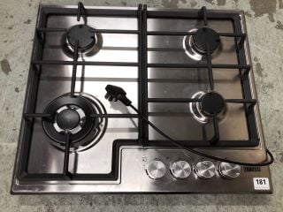 ZANUSSI FOUR RING GAS HOB MODEL ZGM66424XX RRP £249 (EX-DISPLAY)