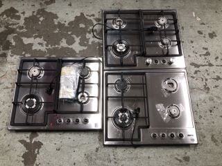 3 X ZANUSSI GAS HOBS FOR SPARES OR REPAIR ONLY (EX-DISPLAY)