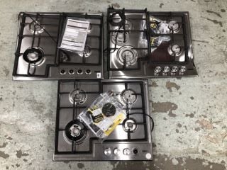 3 X ZANUSSI GAS HOBS FOR SPARES OR REPAIR ONLY (EX-DISPLAY)