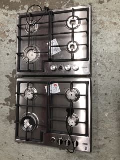 2 X ZANUSSI GAS HOBS FOR SPARES OR REPAIR ONLY (EX-DISPLAY)