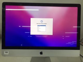 APPLE IMAC DESKTOP PC A1419 I5 8GB 1TB