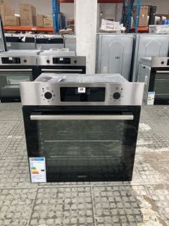 ZANUSSI SINGLE ELECTRIC OVEN MODEL ZOHCX3X2 RRP £359 (EX-DISPLAY)