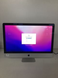 APPLE IMAC DESKTOP PC A1419 I5 8GB 1TB