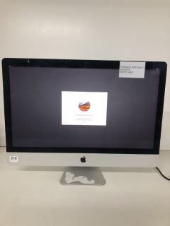 APPLE IMAC DESKTOP PC A1419 (FOR SPARES OR REPAIR ONLY)