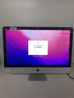 APPLE IMAC DESKTOP PC A2115 I5 8GB 1TB (CRACKED SCREEN)