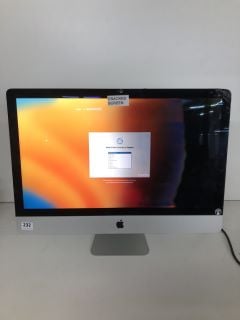 APPLE IMAC DESKTOP PC A2115 I5 8GB 1TB (CRACKED SCREEN)