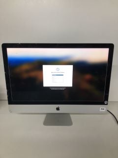 APPLE IMAC DESKTOP PC A2115 I5 8GB 250GB (SPARES OR REPAIR ONLY)