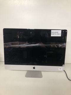 APPLE IMAC DESKTOP PC A2115 I5 8GB 250GB (SPARES OR REPAIR ONLY)