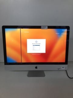 APPLE IMAC DESKTOP PC A1419 (SCREEN FAULT)