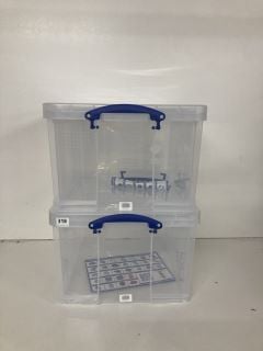 HOME STORAGE 42L STORAGE BOXES