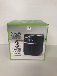 SCOVILLE 4.3L DIGITAL AIR FRYER