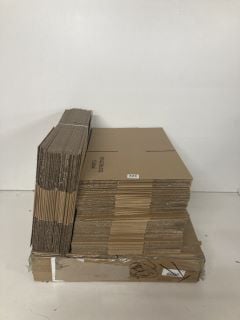 LG QTY OF FLAT PACKED CARDBOARD BOXES