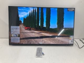 LG 43" TV MODEL: 43UT73006LA (CASE DAMAGE, NO STAND, WITH REMOTE, WITH BOX)