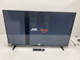 JVC 40" TV MODEL: LT-40CF330 (BLOCK LINE, WITH STAND, WITH REMOTE, NO BOX)