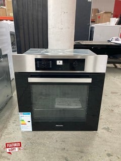 MIELE SINGLE ELECTRIC OVEN MODEL H2265-1B RRP £749 (EX-DISPLAY)