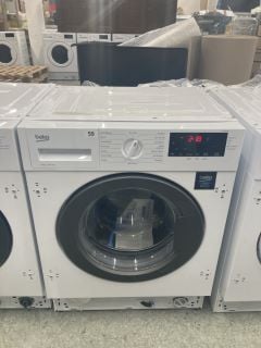 BEKO INTEGRATED 8KG WASHING MACHINE MODEL WTIK84121 RRP £329 (EX-DISPLAY)