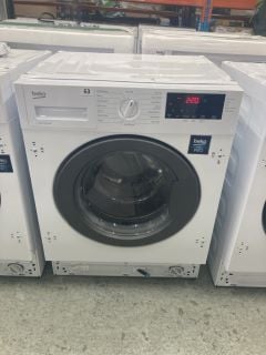 BEKO INTEGRATED WASHING MACHINE MODEL WTIK76121 RRP £329 (EX-DISPLAY)