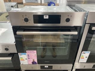 ZANUSSI SINGLE ELECTRIC OVEN MODEL ZOHCX3X2 RRP £359 (EX-DISPLAY)