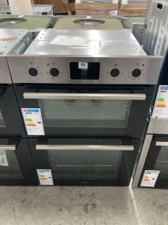 ZANUSSI DOUBLE ELECTRIC OVEN MODEL ZKHNL3X1 RRP £509 (EX-DISPLAY)