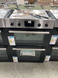 ZANUSSI DOUBLE ELECTRIC OVEN MODEL ZKHNL3X1 RRP £509 (EX-DISPLAY)