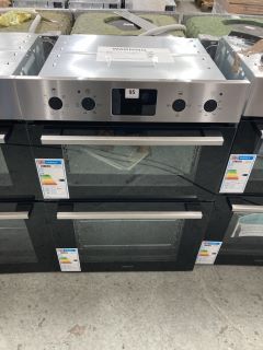 ZANUSSI DOUBLE ELECTRIC OVEN MODEL ZKHNL3X1 RRP £509 (EX-DISPLAY)