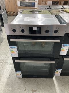 ZANUSSI DOUBLE ELECTRIC OVEN MODEL ZKHNL3X1 RRP £509 (EX-DISPLAY)