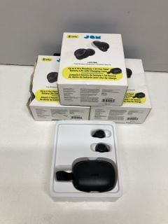 4 PAIRS OF JAM LIVE FREE TRULY WIRELESS EARPHONES