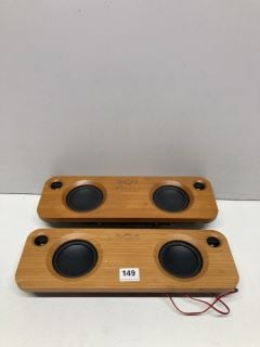 2 X MARLEY SPEAKER SETS