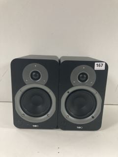 PAIR OF TIBO STEREO SPEAKERS