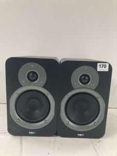 PAIR OF TIBO STEREO SPEAKERS