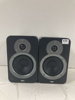 PAIR OF TIBO STEREO SPEAKERS