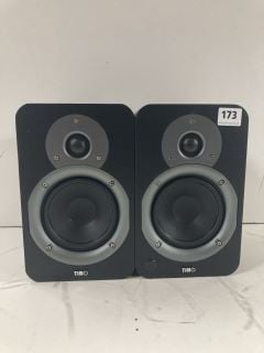 PAIR OF TIBO STEREO SPEAKERS