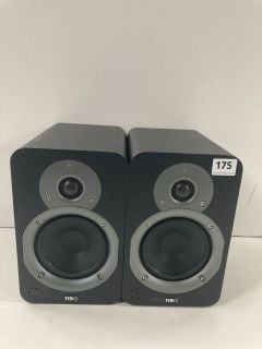 PAIR OF TIBO STEREO SPEAKERS