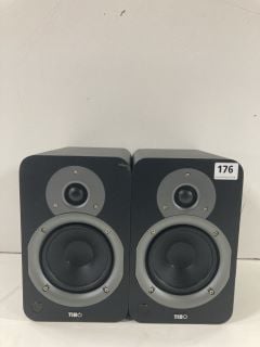 PAIR OF TIBO STEREO SPEAKERS