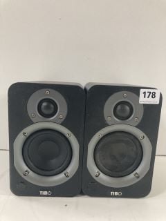 PAIR OF TIBO STEREO SPEAKERS