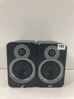 PAIR OF TIBO STEREO SPEAKERS