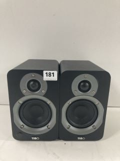 PAIR OF TIBO STEREO SPEAKERS