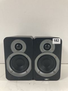 PAIR OF TIBO STEREO SPEAKERS