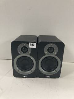 PAIR OF TIBO STEREO SPEAKERS