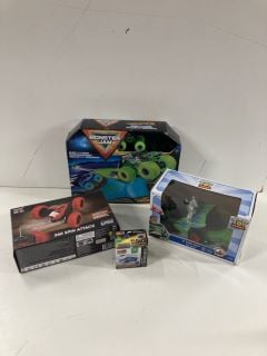 4 X R/C TOYS TO INCLUDE TOY STORY